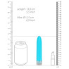 Luminous Mini Vibro Eleni 14cm Turquoise